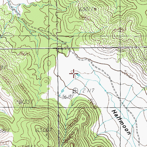 Topographic Map of Upper Tank, AZ