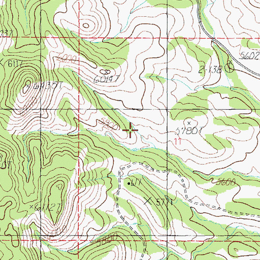 Topographic Map of Upper Tex Tank, AZ