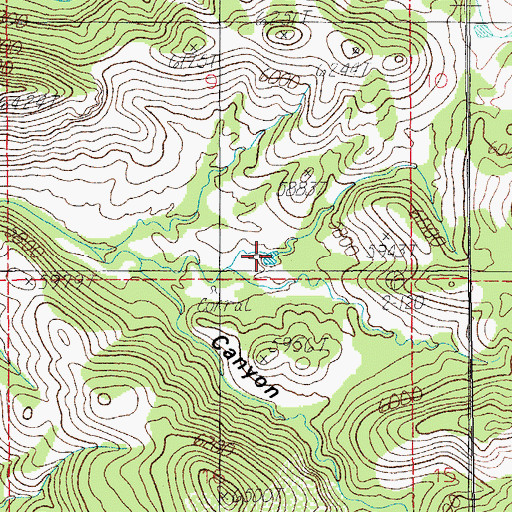 Topographic Map of Warner Tank, AZ