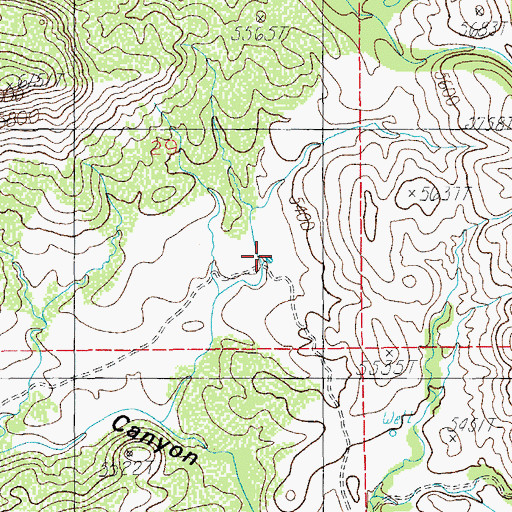 Topographic Map of Willcox Tank, AZ