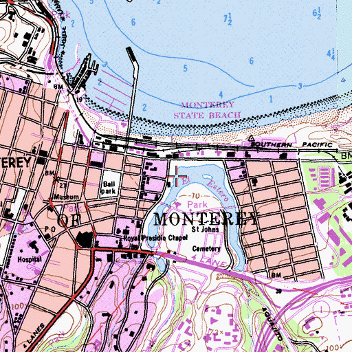 Topographic Map of El Estero, CA