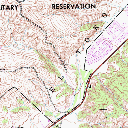 Topographic Map of El Toro, CA