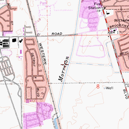 Topographic Map of Elder Creek, CA