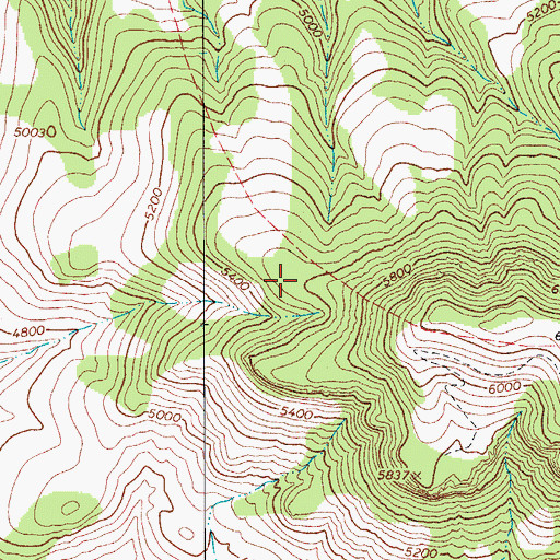 Topographic Map of Bronson Trick Tank, AZ