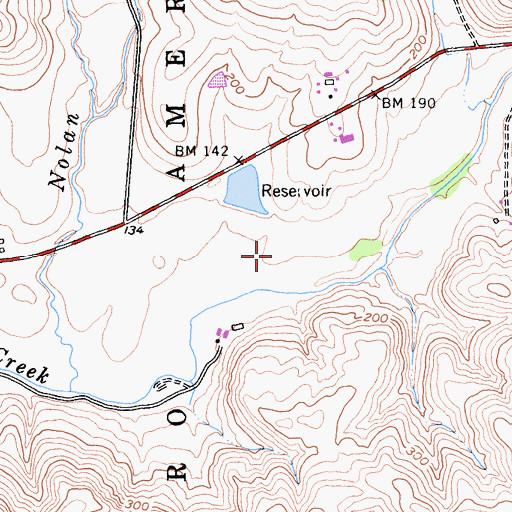 Topographic Map of Estero Americano, CA