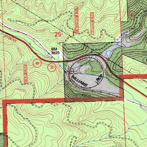 Topographic Map of Estray Creek, CA