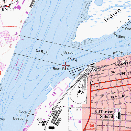 Topographic Map of Eureka Slough, CA