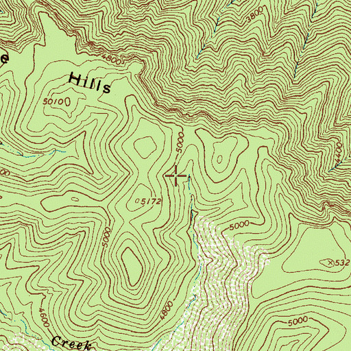 Topographic Map of Cottonwood Tank, AZ