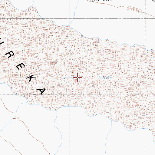 Topographic Map of Eureka Valley, CA