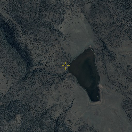 Aerial/Satellite Image of Georges Basin Dam, AZ