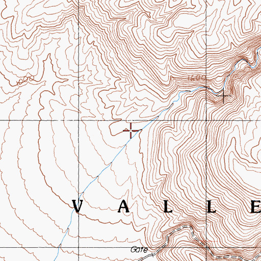 Topographic Map of Fall Canyon, CA
