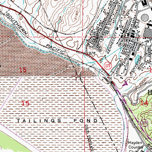 Topographic Map of Hairpin Spring, AZ