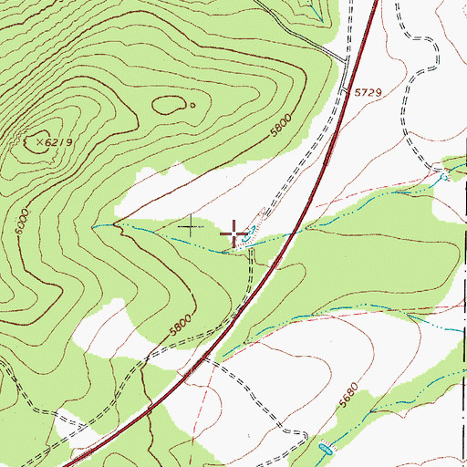 Topographic Map of Highway Tank, AZ
