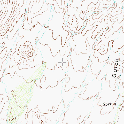 Topographic Map of Lake Tank, AZ