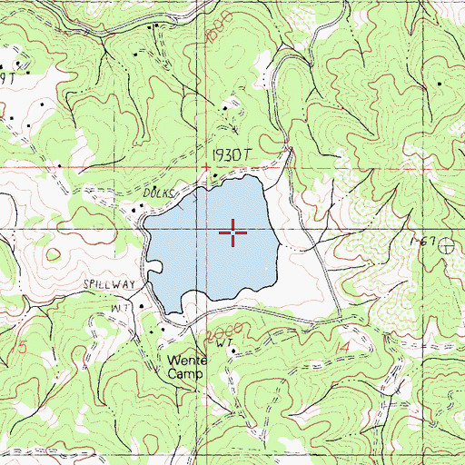 Topographic Map of Finney Valley, CA