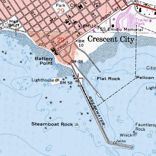 Topographic Map of Flat Rock, CA