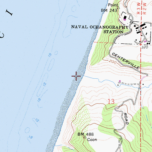 Topographic Map of Fleener Creek, CA