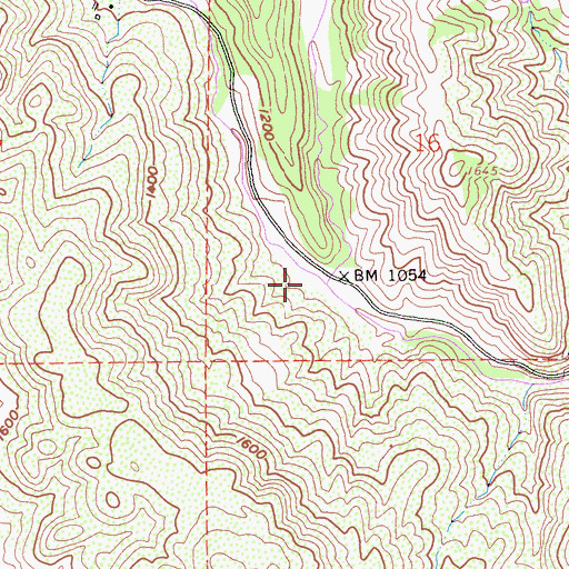 Topographic Map of Foley Creek, CA