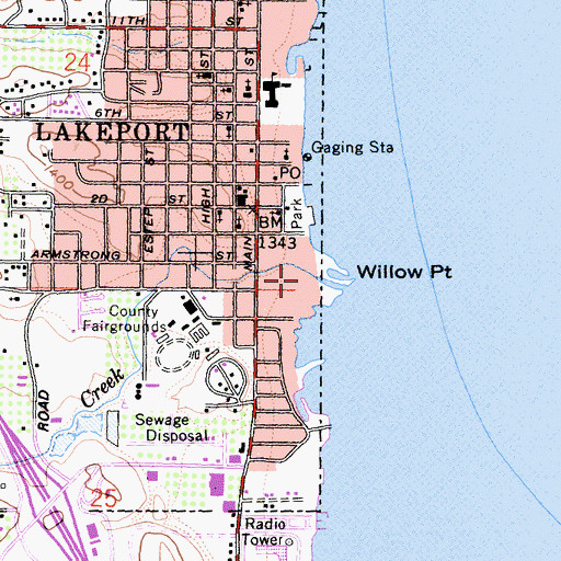 Topographic Map of Forbes Creek, CA