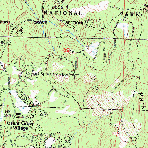 Topographic Map of Fox Flat, CA
