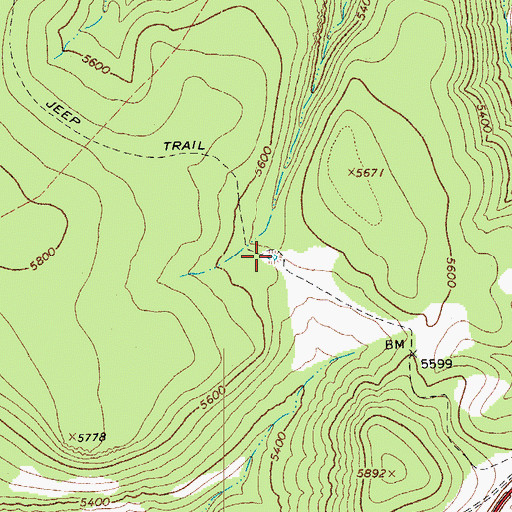 Topographic Map of White Tank, AZ