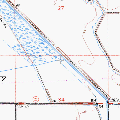 Topographic Map of Freshwater Creek, CA