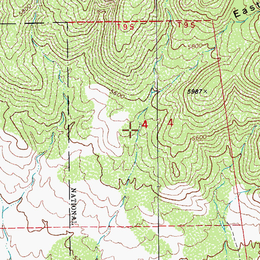 Topographic Map of Babcock Tank, AZ