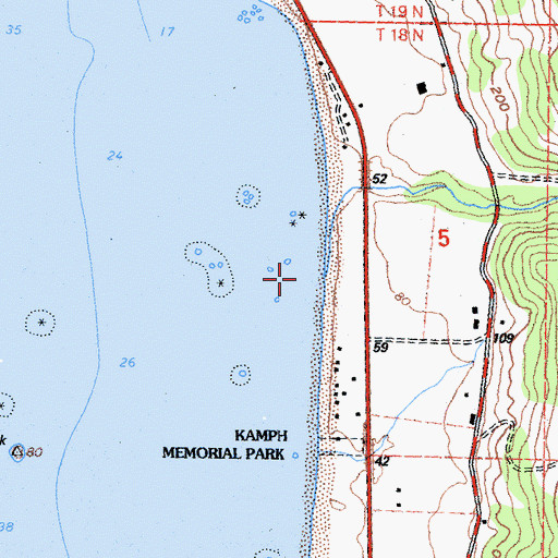 Topographic Map of Gilbert Creek, CA