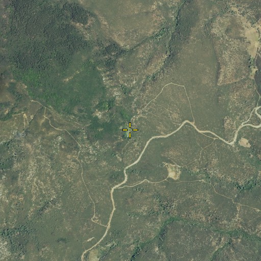 Aerial/Satellite Image of Grapevine Flat, CA