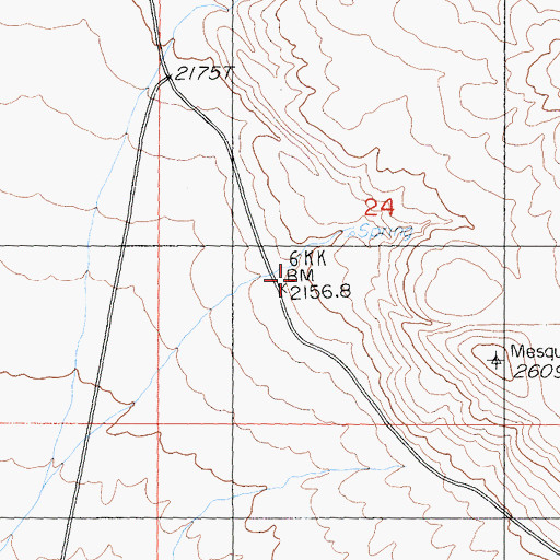 Topographic Map of Grapevine Ranger Station, CA