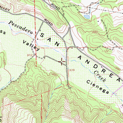 Topographic Map of Grass Valley, CA