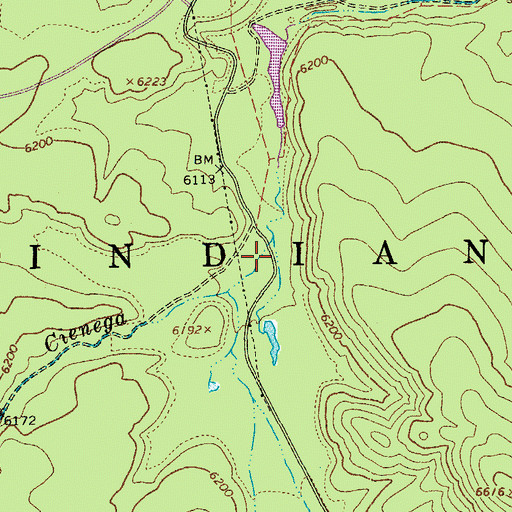 Topographic Map of Cienega Trap Tank, AZ