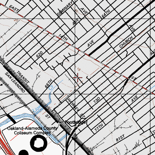 Topographic Map of Greeman Field, CA