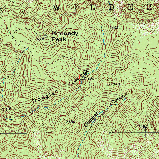 Topographic Map of Corral Tank, AZ