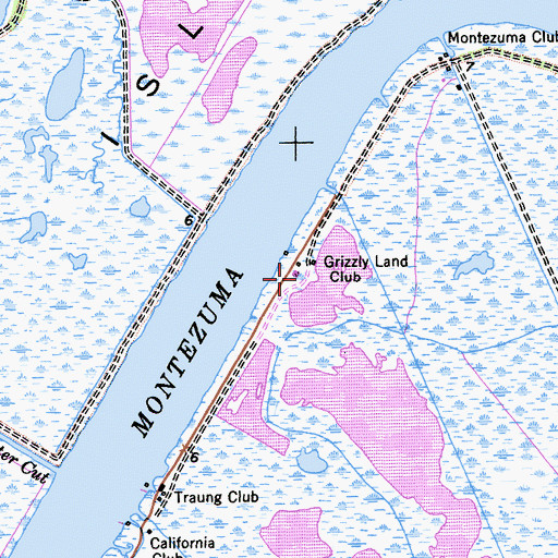 Topographic Map of Grizzly Land Club, CA
