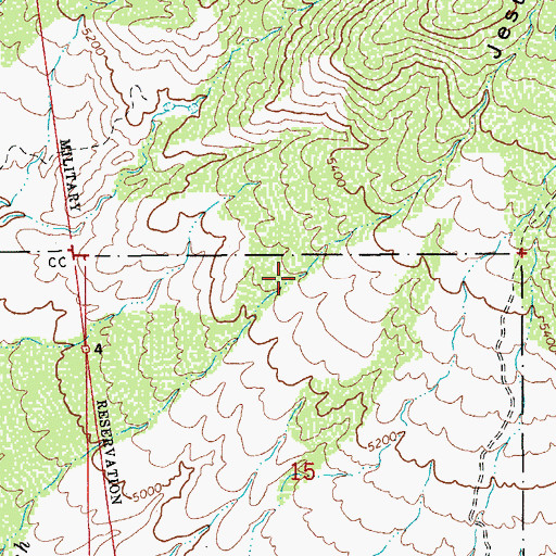 Topographic Map of Deadman Tank, AZ