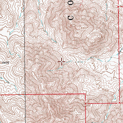 Topographic Map of Deer Dam Tank, AZ
