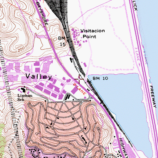 Topographic Map of Guadalupe Valley, CA