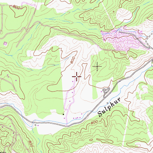 Topographic Map of Guidiville Rancheria, CA