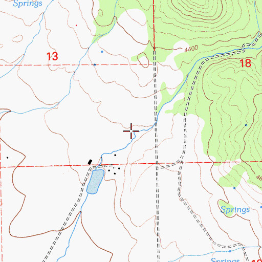 Topographic Map of Halls Canyon, CA