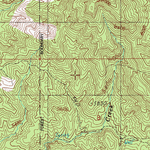 Topographic Map of Ellison Cabin Two hundred eighty three Trail, AZ