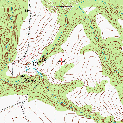 Topographic Map of Freezeout Dam, AZ