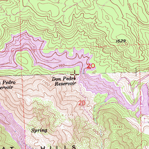 Topographic Map of Hatch Creek, CA