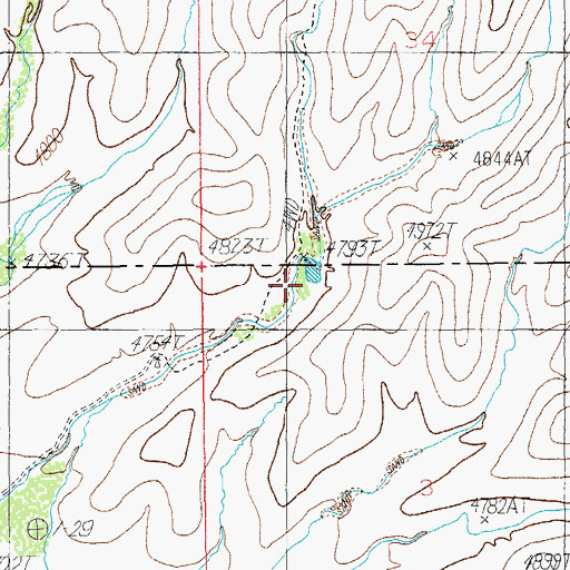 Topographic Map of Gilman Tank, AZ