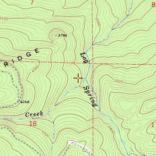 Topographic Map of Haypatch Creek, CA