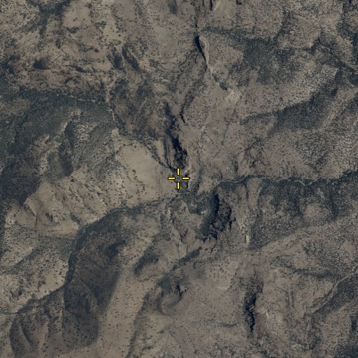 Aerial/Satellite Image of Hells Dive Spring, AZ