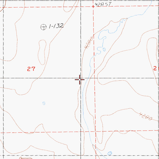 Topographic Map of Hidden Valley, CA