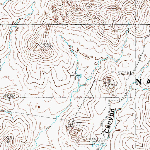 Topographic Map of Holly Tank, AZ