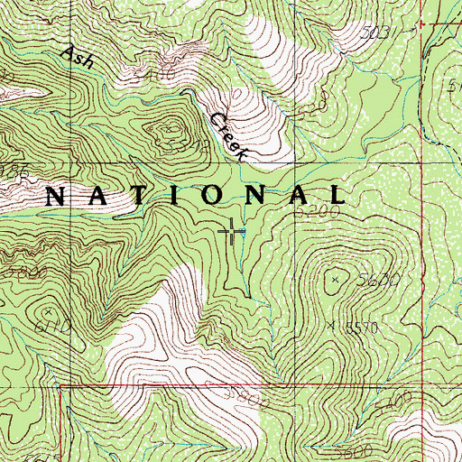 Topographic Map of Ice Box Tank, AZ
