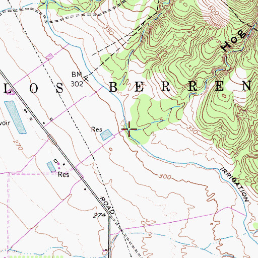 Topographic Map of Hog Gulch, CA